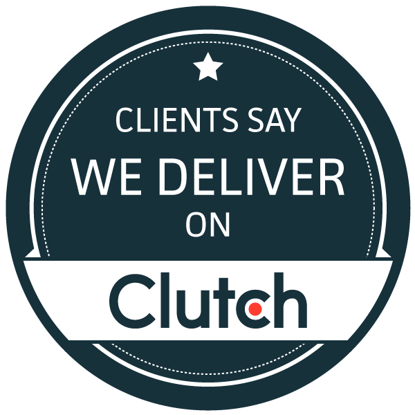 clutch badge: clients say we deliver on clutch